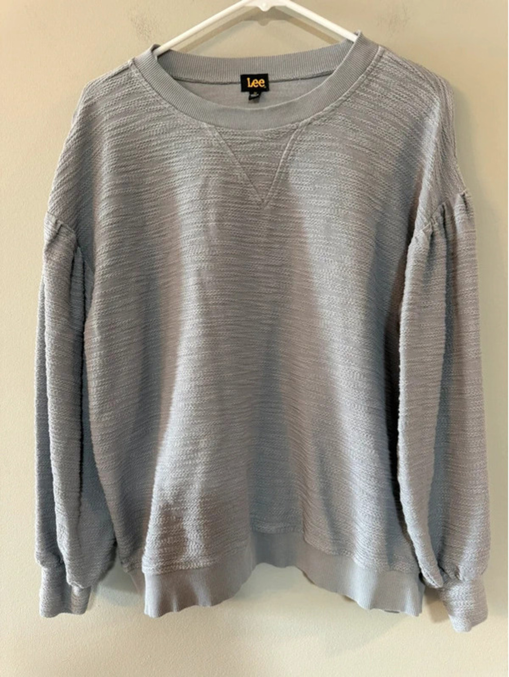 Lee Women’s Textured Pullover Sweatshirt – Size 1X